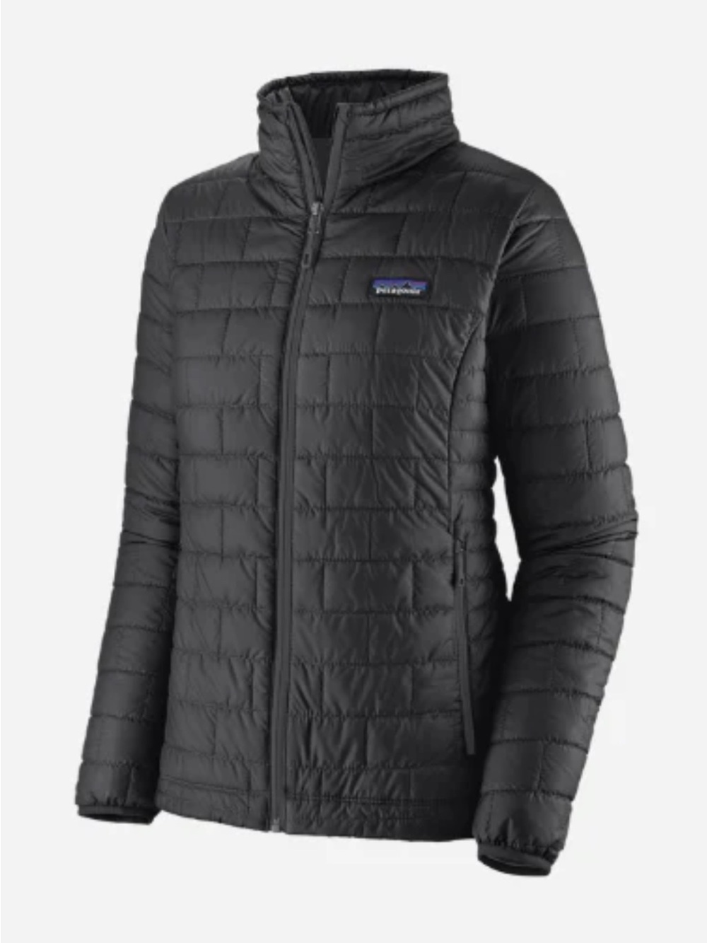 Patagonia Women's Nano Puff Jacket in Black Large NWOT
